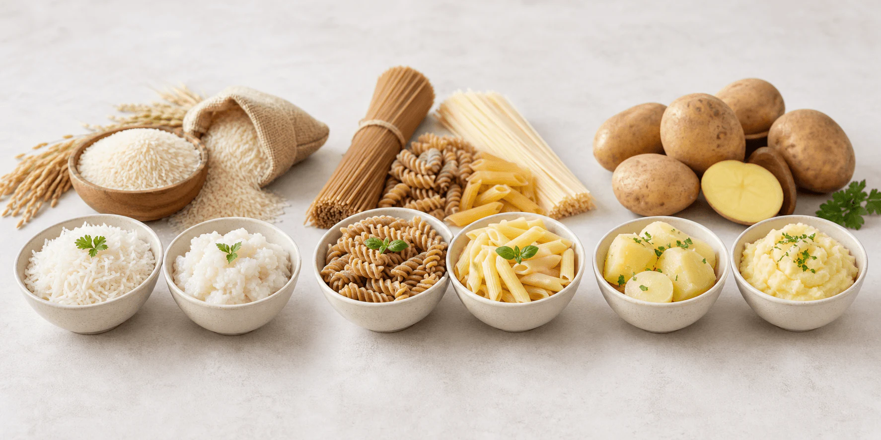 Kuinka lukea hyväksyttyjen riisi-, pasta- ja perunavertailujen UKK