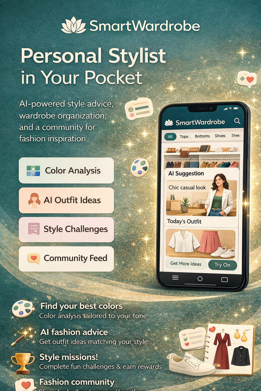 Smart Wardrobe personal stylist in your pocket visual